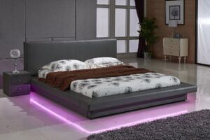 2- US Pride Furniture grey bedroom set with led lights