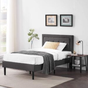 5- VECELO twin bed frame with led lights