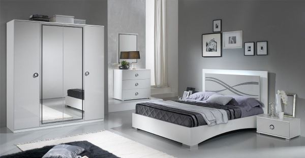 Best Grey Bedroom Set With Led Lights